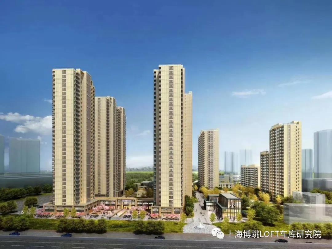 鹤岗采用了LOFT车库武汉当代集团春风十里项目现已结构封顶！